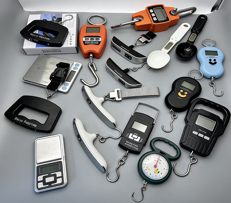 Bestseller Grenzüberschreitende Mini-Elektronische Handwaage mit Hintergrundbeleuchtung, präzise Hängewaage, tragbare tragbare elektronische Waage, Großhandel