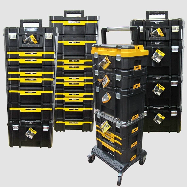 Оптовый DeWalt длинностержневой многофункциональный глубокий отсек ручной портфель пластиковый набор инструментов DWST17814