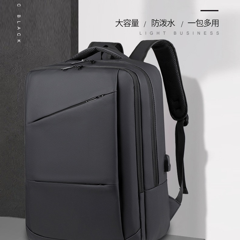 New Computer Business Backpack Large Capacity Waterproof Wear-proof Backpack