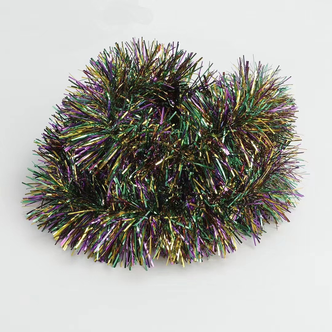 Transfronterizo Amazon Venta caliente carnaval cifrado color raya burbuja filamento actividad diseño decorativo lana raya Garland 2 M