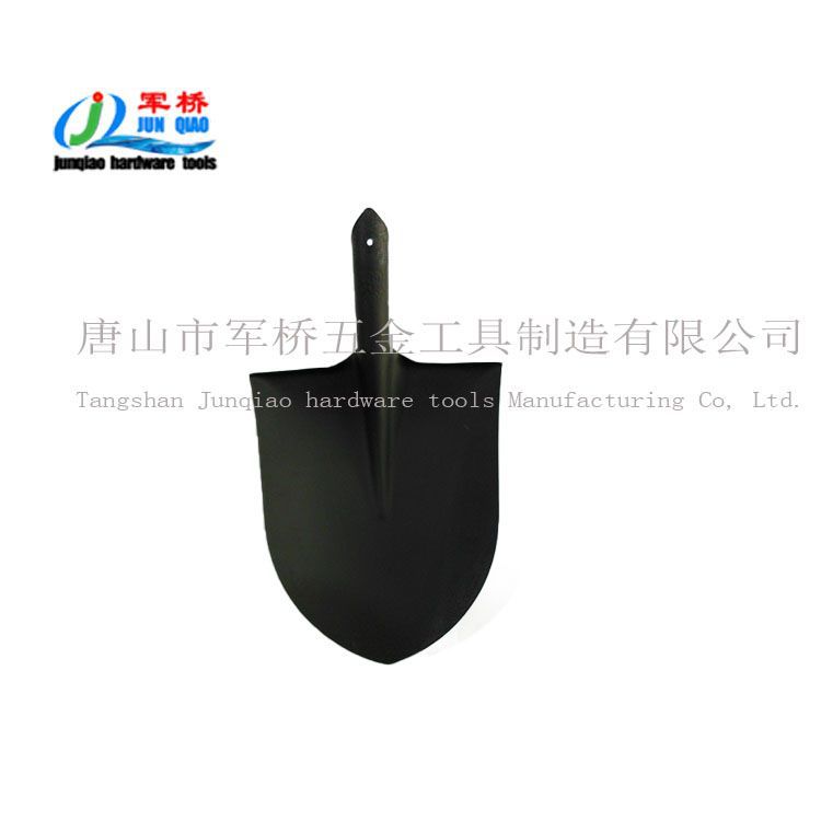 厂家批发出口欧美中东款铁锹钢锹锰钢淬火园艺锨铁锹头尖锹头S503