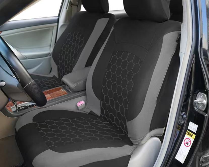 Universal Car Seat Covers for Foreign Trade and Cross-Border Sales, Russia Temu, Mexico Football Honeycomb 9-Piece Set, European and American Style