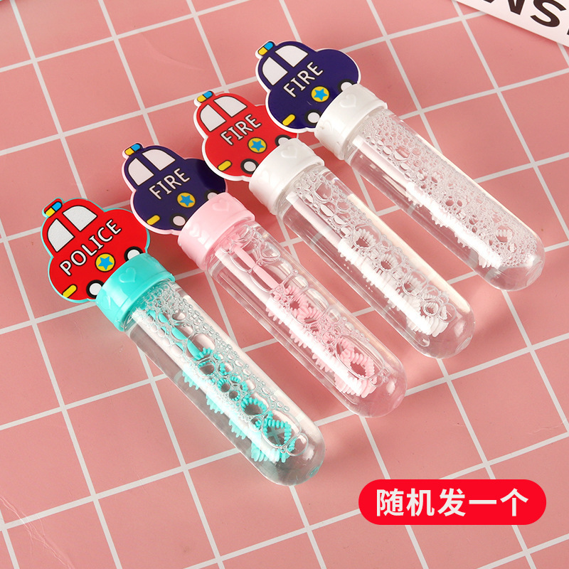 Barras de burbujas para niños pequeños juguetes de burbujas al aire libre regalos festivos de bodas parques empujar mercado nocturno mayorista