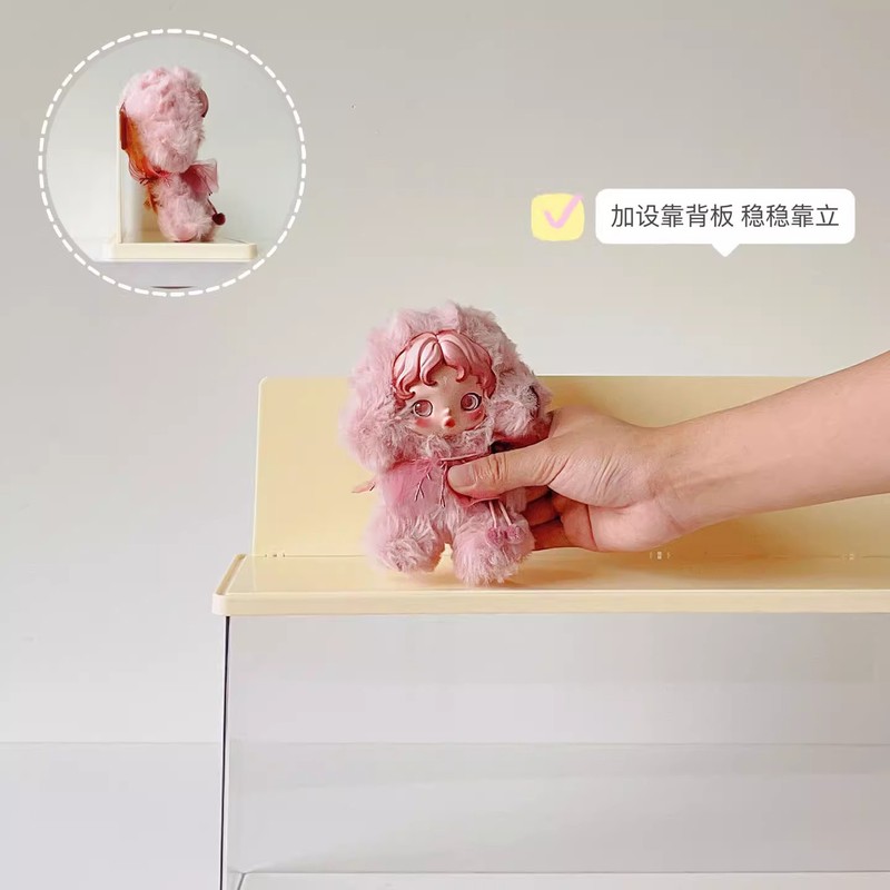 光织园挂件展示盒透明防尘盲盒收纳展示架公仔玩偶娃娃手办展示柜|undefined
