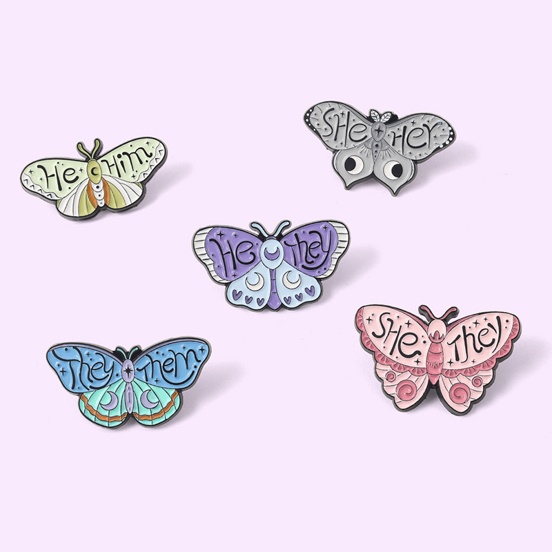 Fashion Butterfly Alloy Stoving Varnish Unisex Brooches display picture 4