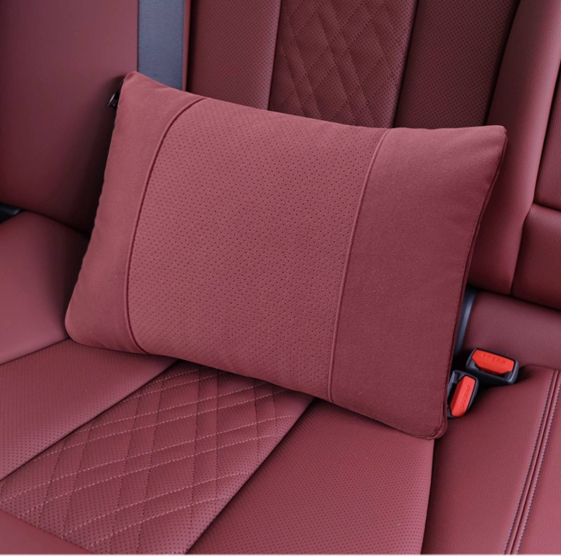 Car Lumbar Support Pillow, Quilt, and Cushion All-In-One, Thickened Multifunctional High-End Foldable Air Conditioning Blanket, Car Waist Support Cushion