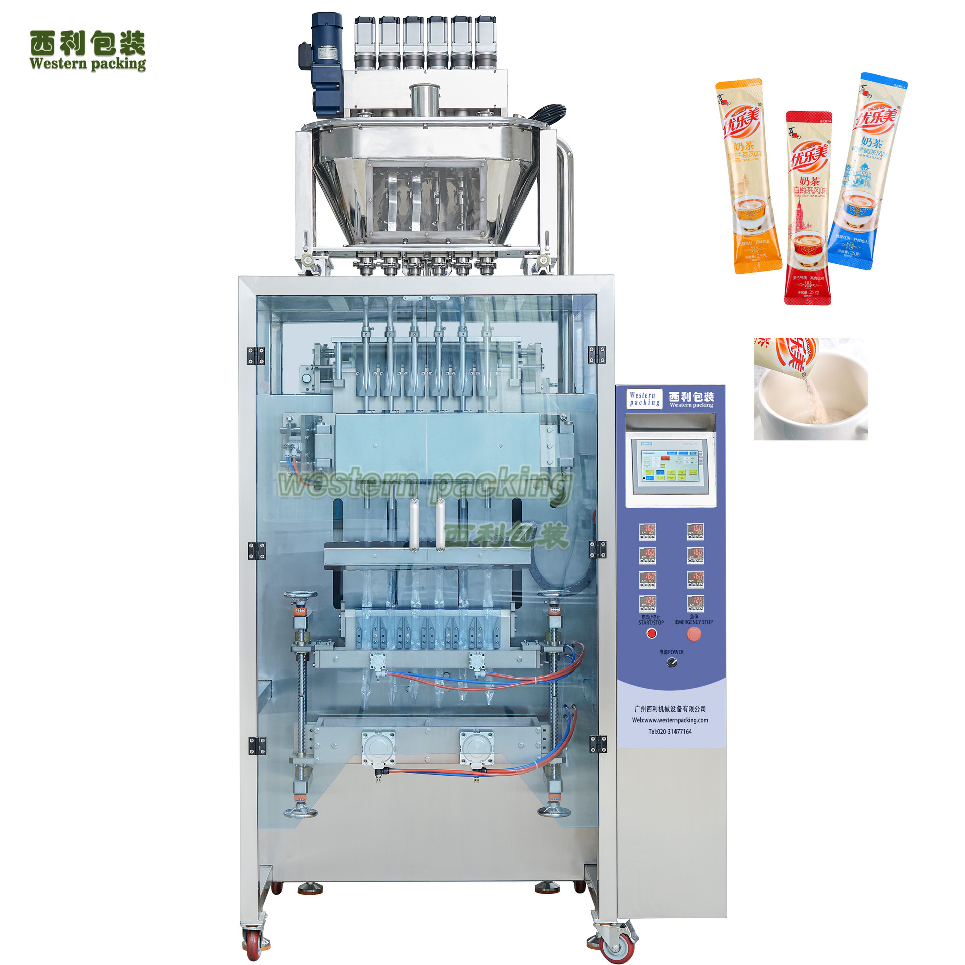 厂家生产高速粉末包装机 咖啡粉末包装机 半自动粉末包装机