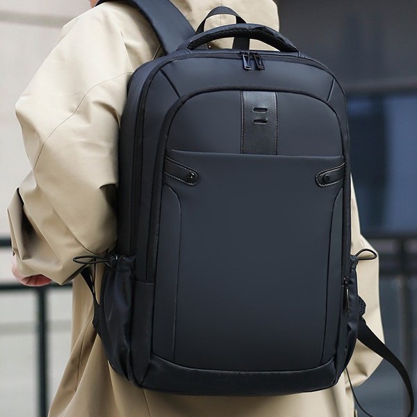 Cross-Border Business Casual Wear-Resistant Computer Bag Portable Versatile Large-Capacity Backpack Short-Distance Travel Commuter Backpack for Men