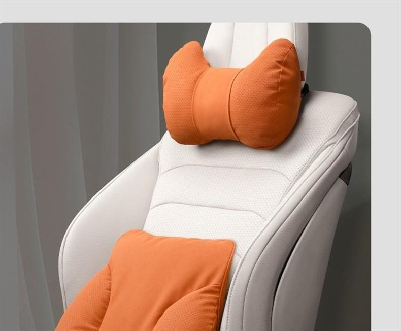 Suitable for Car Lumbar Support Cushion, Seat Backrest, Soft Lumbar Support Artifact, Car Headrest, Horn Pillow Protector