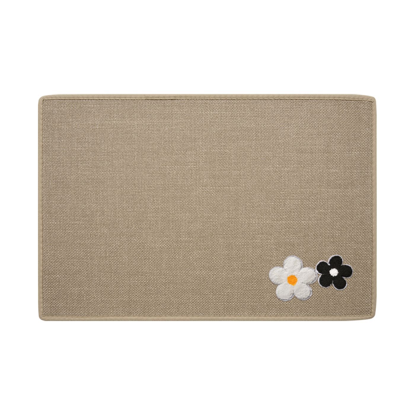 Flor trenzada alfombra de baño alfombra de suelo de baño alfombra de absorción de agua puerta doméstica alfombra antideslizante alfombra de baño alfombra antisucia image 5