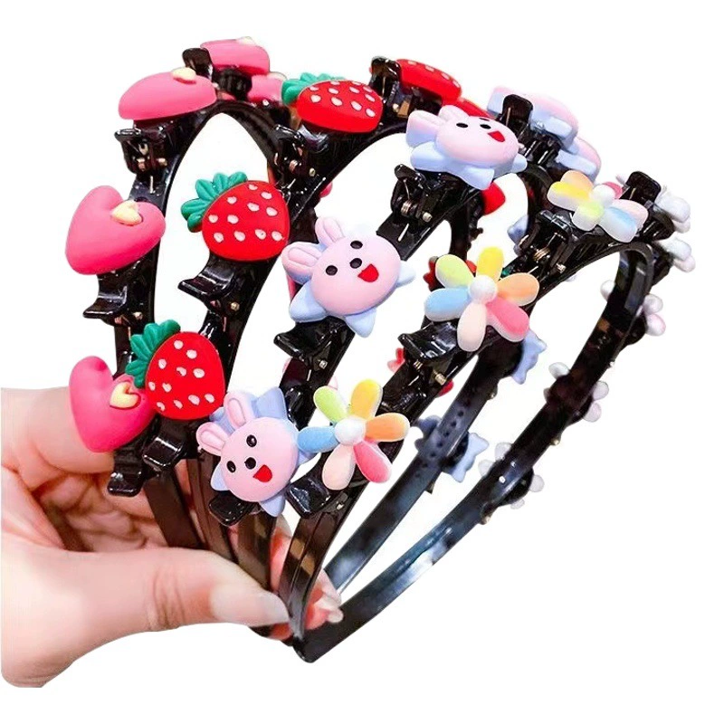 Детское плетение волос Артефакт Обруч для волос Популярная в Интернете Заколка Для Девочек Аксессуары для волос Принцесса Обруч для волос Разрыв волос Заколка для волос Головной убор