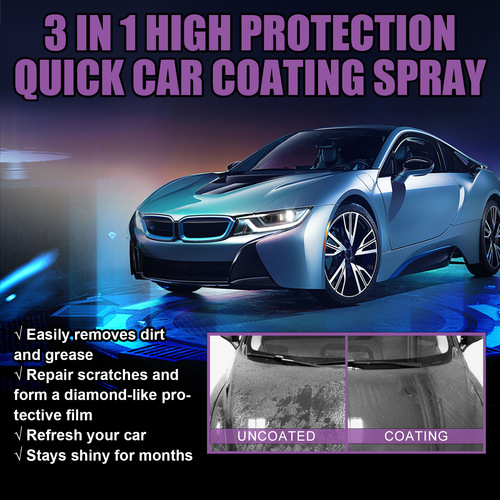 Rayhong 3-in-1 High Protection Fast Car Paint Spray Automatic Hand Paint Color Changing Cleaning Coating Spray