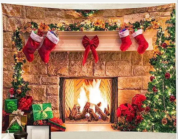 3d Christmas Bedding Set Three Piece Holiday Bedroom Decor_voghion.com