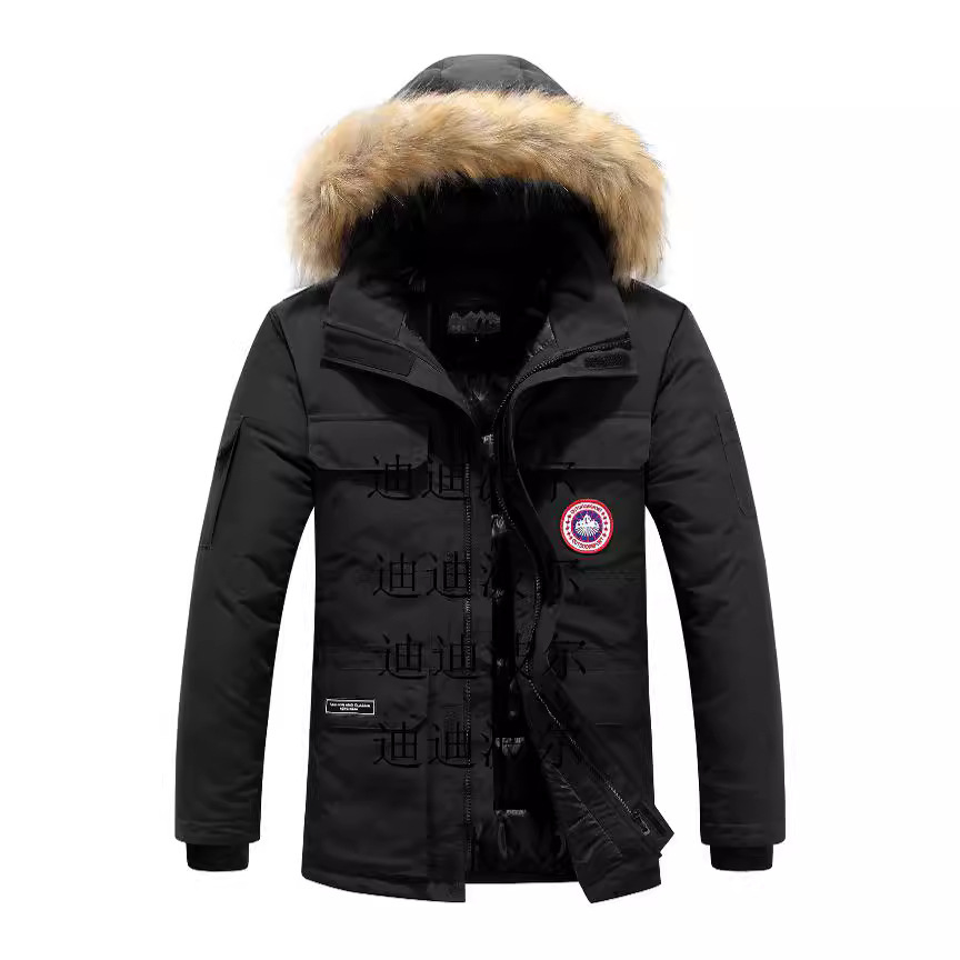 2019 남자의 새로운 겨울 패딩 따뜻한 면화 패딩 재킷  WISH 아마존 긴면 패딩 재킷 5928-1