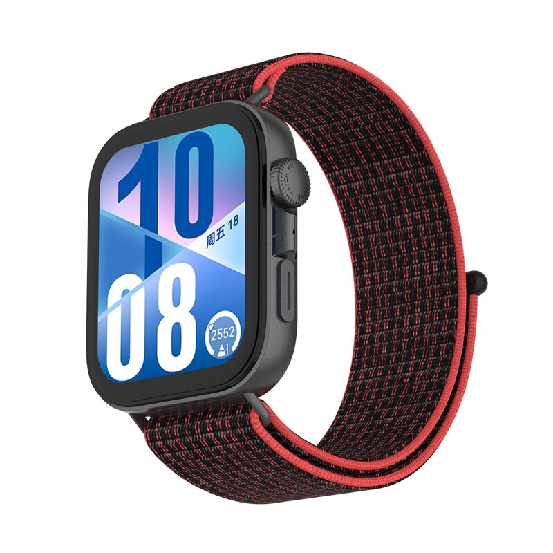 Huawei fit4pro 時計ストラップ HUAWEI fit4/3 メタルヘッド一体型ナイロンループストラップに適しています。|undefined