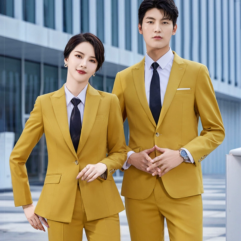 Fashionable trend classic suit jacket for work, bright catchy style, slim fit