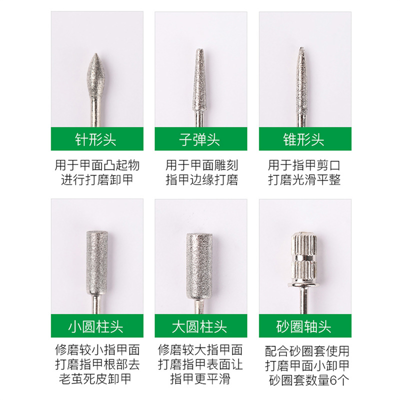 Versión mejorada nueva pluma de uñas máquina de pulir cable USB portátil manicura y uñas máquina de pulir herramientas de uñas ventas directas de la fábrica