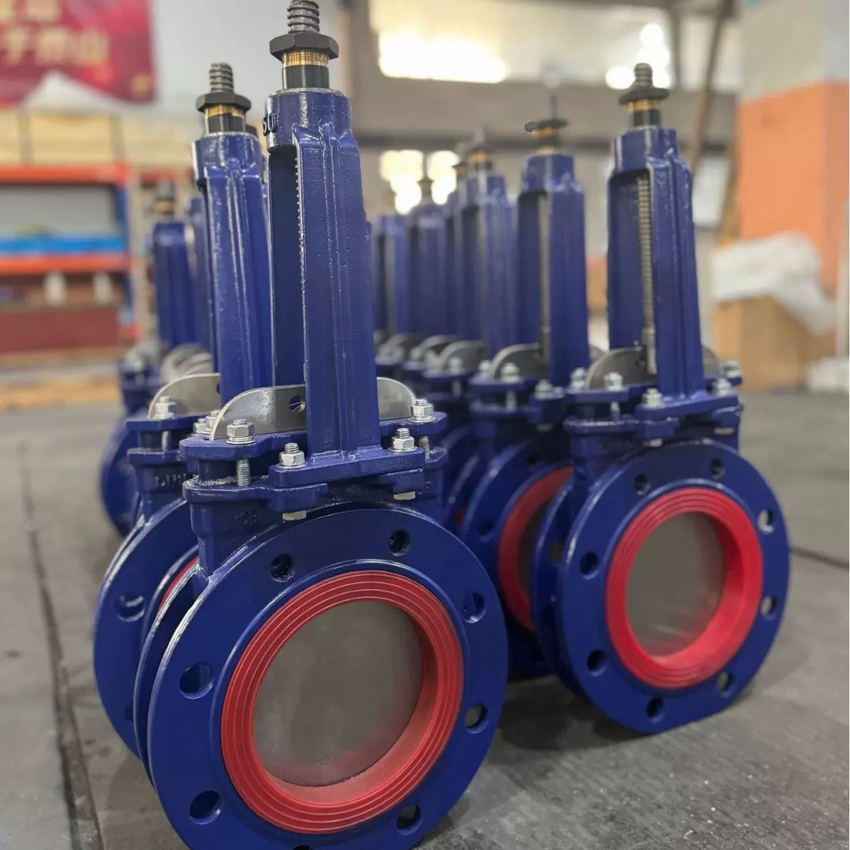 PZ73N-16C刀闸阀聚氨酯刀型闸阀铸钢 不锈钢泥浆阀矿浆排渣阀门