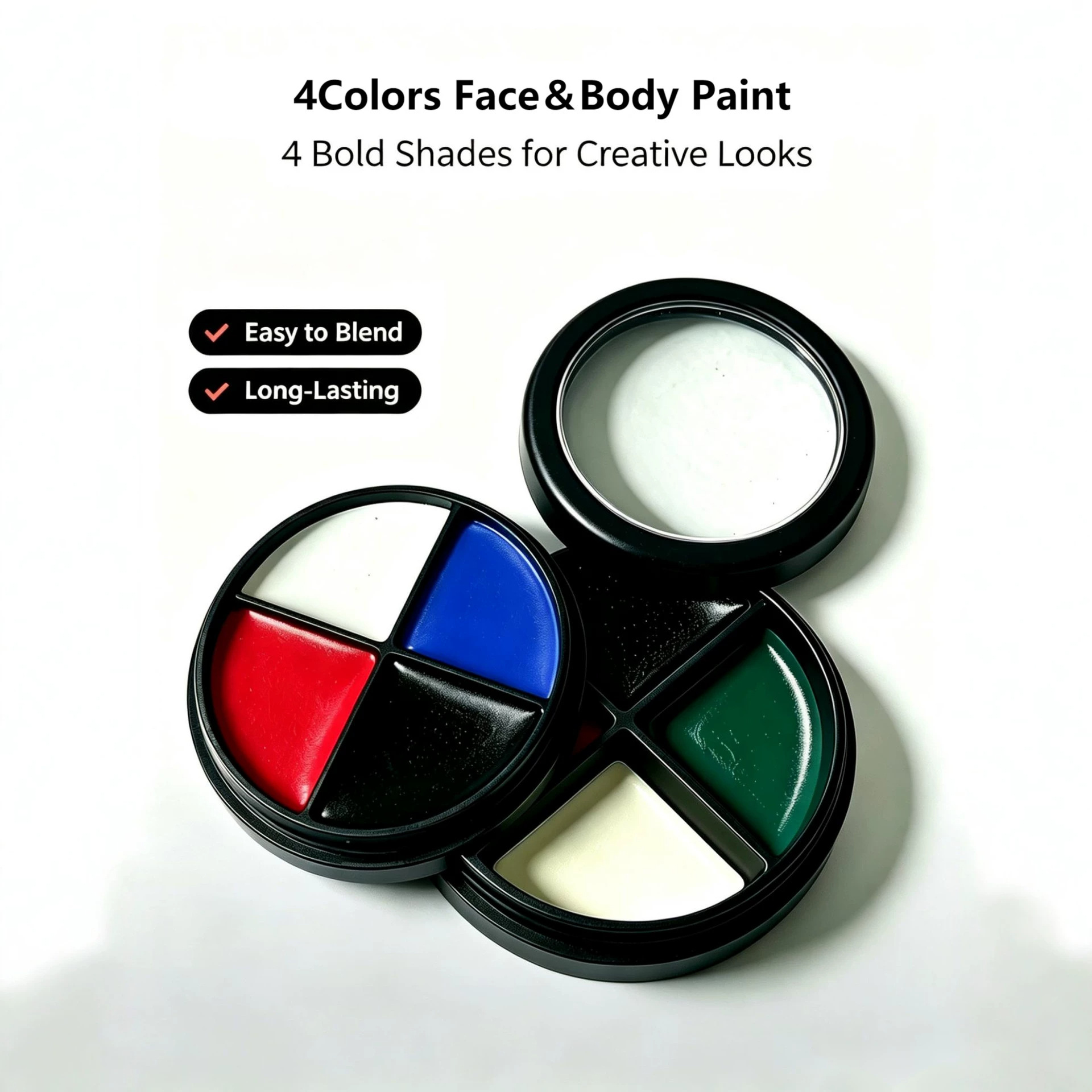 Cross-border children's face paint, 5-color body paint, washable, suitable for holiday face painting, Halloween, and theatrical use, water-based face paint