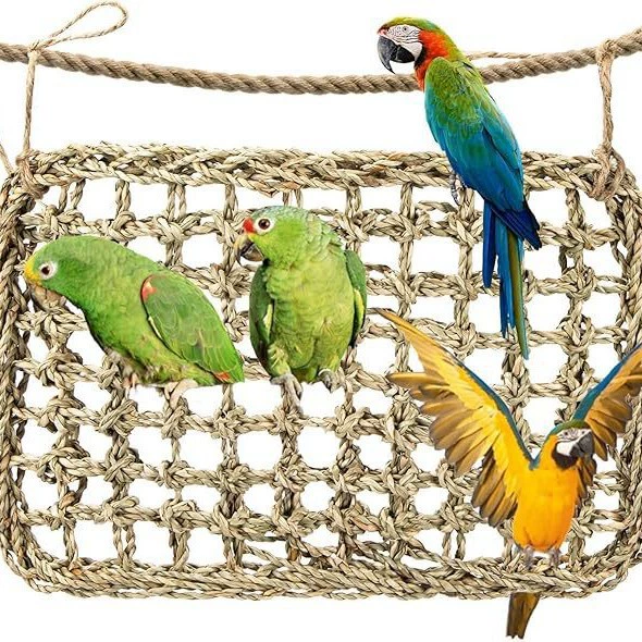 Тканый коврик для ползания Ящерица Гамак Ящерица Коврик Соломенное Ящерица Гнездо Домашнее Гнездо Кошка Коврик Собака Коврик