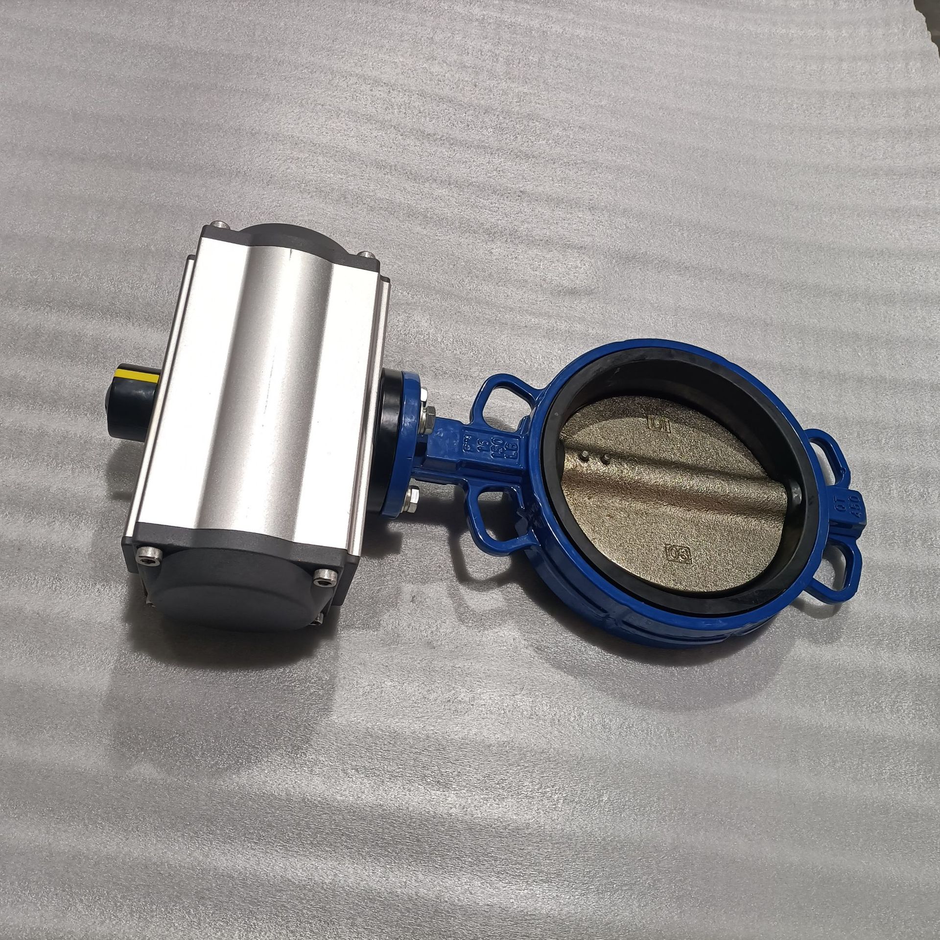 D671X-16C DN125 气动软密封对夹蝶阀,型号