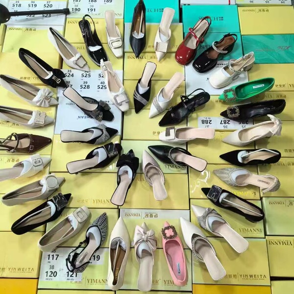 High heels stiletto heels pointed-toe with bow