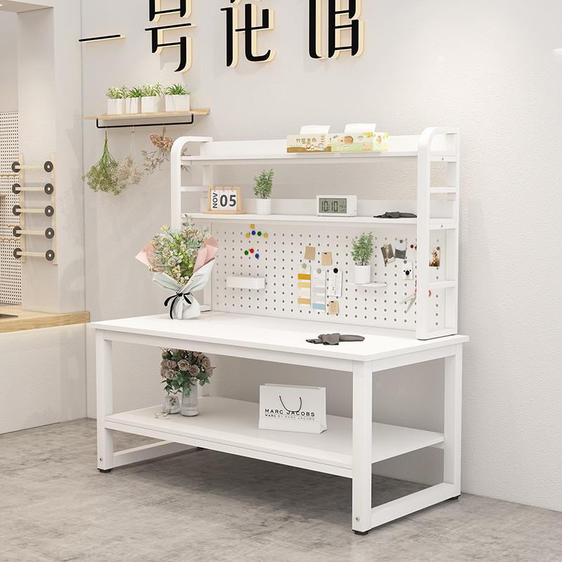 置仓库工作台裁剪服装厂台快递打包电子操作打包桌花店台直销桌带