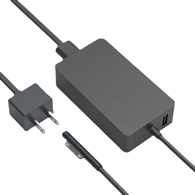 Cargador 65W para el adaptador del cargador del ordenador portátil de la superficie Pro3/4/5 de Microsoft