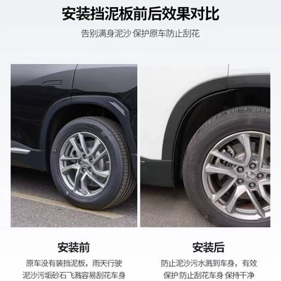 of hair, Mudguard