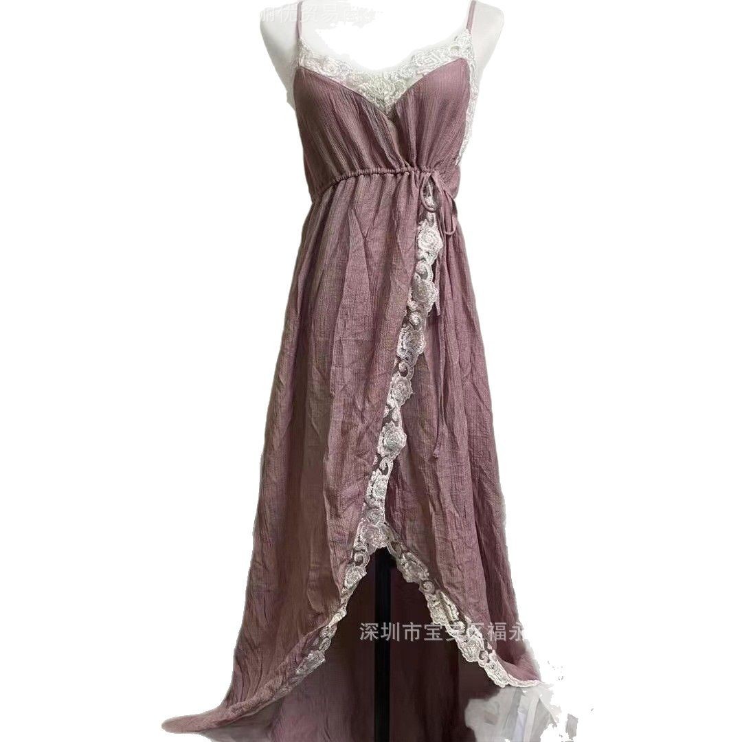 Comercio exterior de Europa y América ropa de mujer Amazon vestido largo vestido sexy vestido de noche hueco fiesta miscelánea al por mayor productos finales image 6