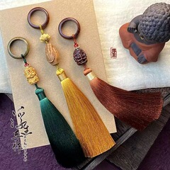 国風檀木走環流蘇文は仏珠を遊んで持って飾ります。