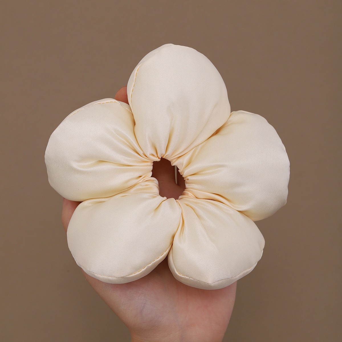 Color curry flores dulces flores del intestino delgado anillo de pelo para niños bolas de cabello cuerda de caballo correa de cabello para niñas