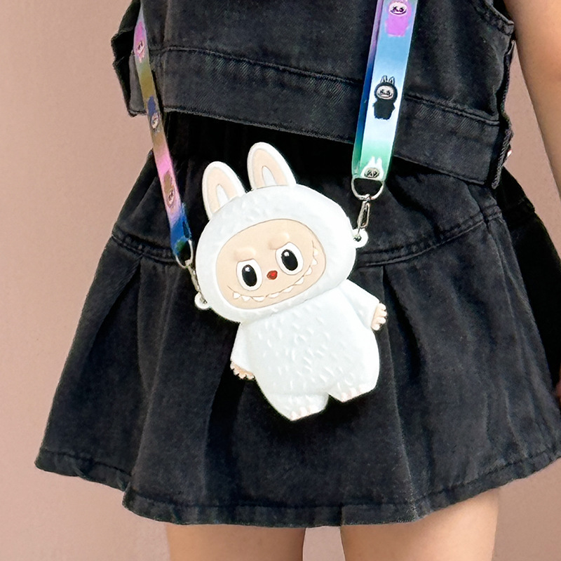 LABOBO シリコンバッグ、小銭入れ、ファッショナブルで多用途な女の子の外出用クロスボディバッグ、キュートでカジュアルなアクセサリー、ミニサイズ|undefined