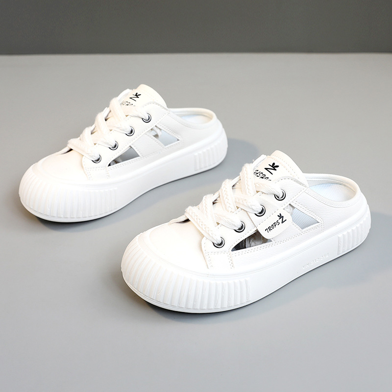 Yb5105 Nuevo modelo sin cordones, de malla, estilo veraniego, transpirable, con suela gruesa y que aumenta la altura._voghion.com