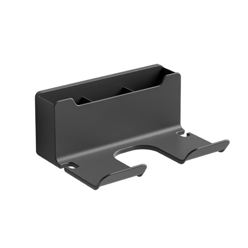 Hole-free hair dryer storage rack wall-mounted bathroom toilet Dyson storage rack toothbrush holder multi-functional rack