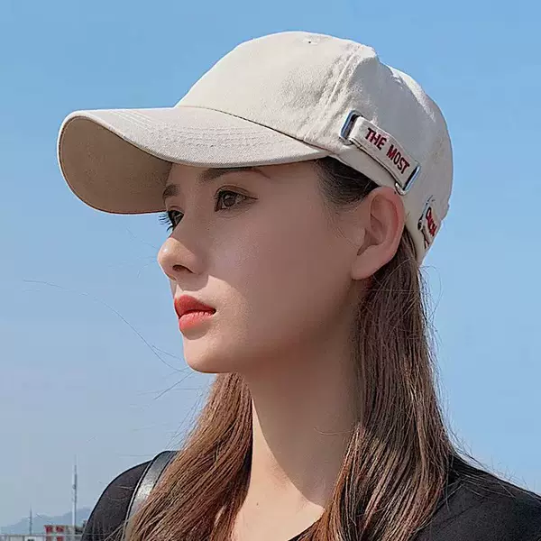 Spring and Summer New Baseball Cap with Letter Embroidery Duck Cap, Versatile Fashionable Sun Hat, Outdoor Mountaineering and Traveling