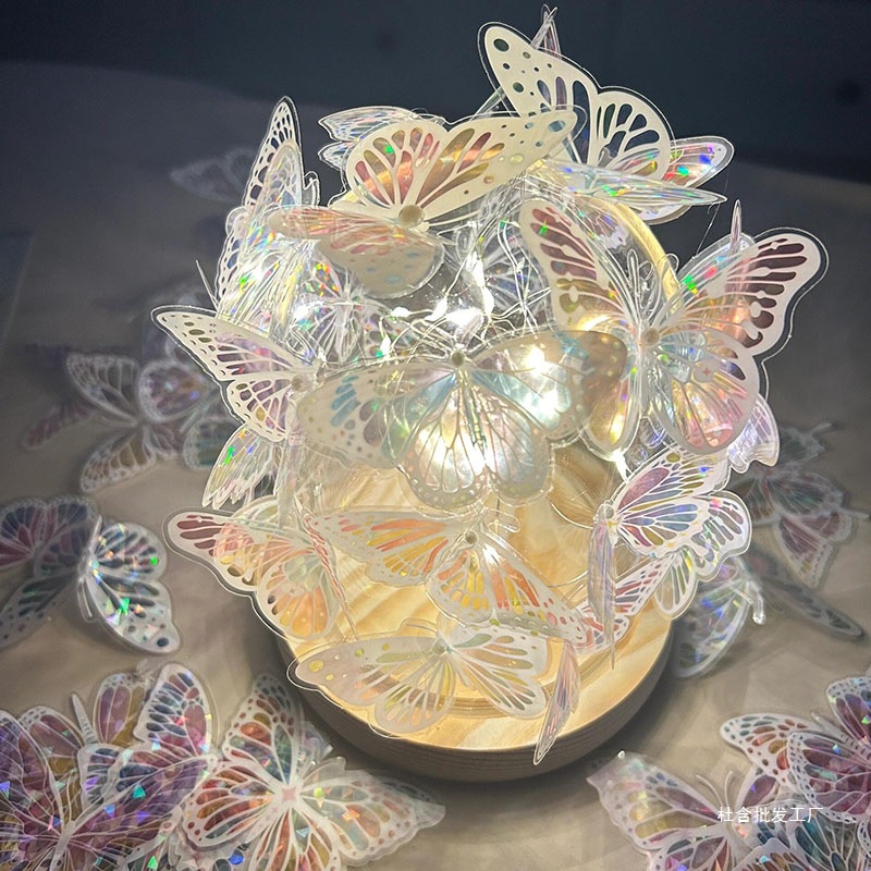 Night light with butterfly