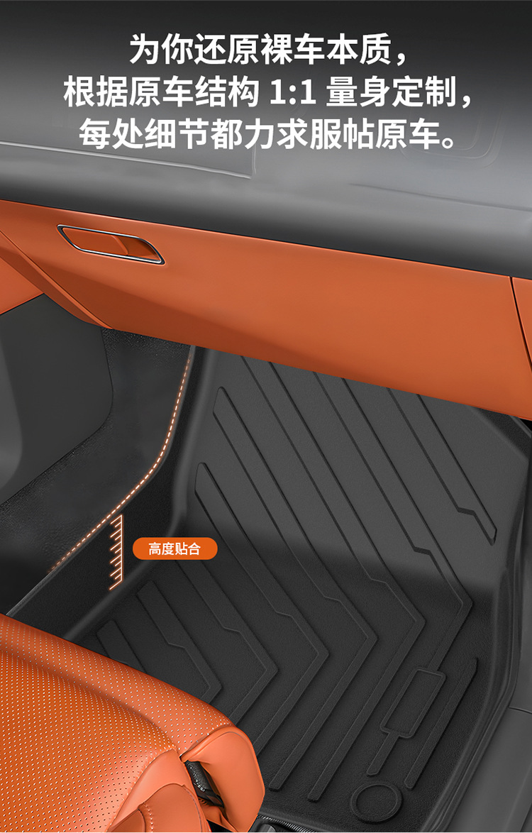 Suitable for Ideal L6L7L8L9 Floor Mats, Special Environmentally Friendly Tpe Car Floor Mats, Trunk Mats, Back Mats Wholesale