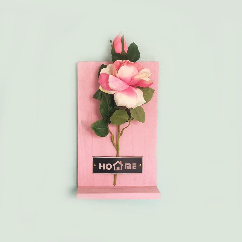 Pequeña rosa rosa rosa