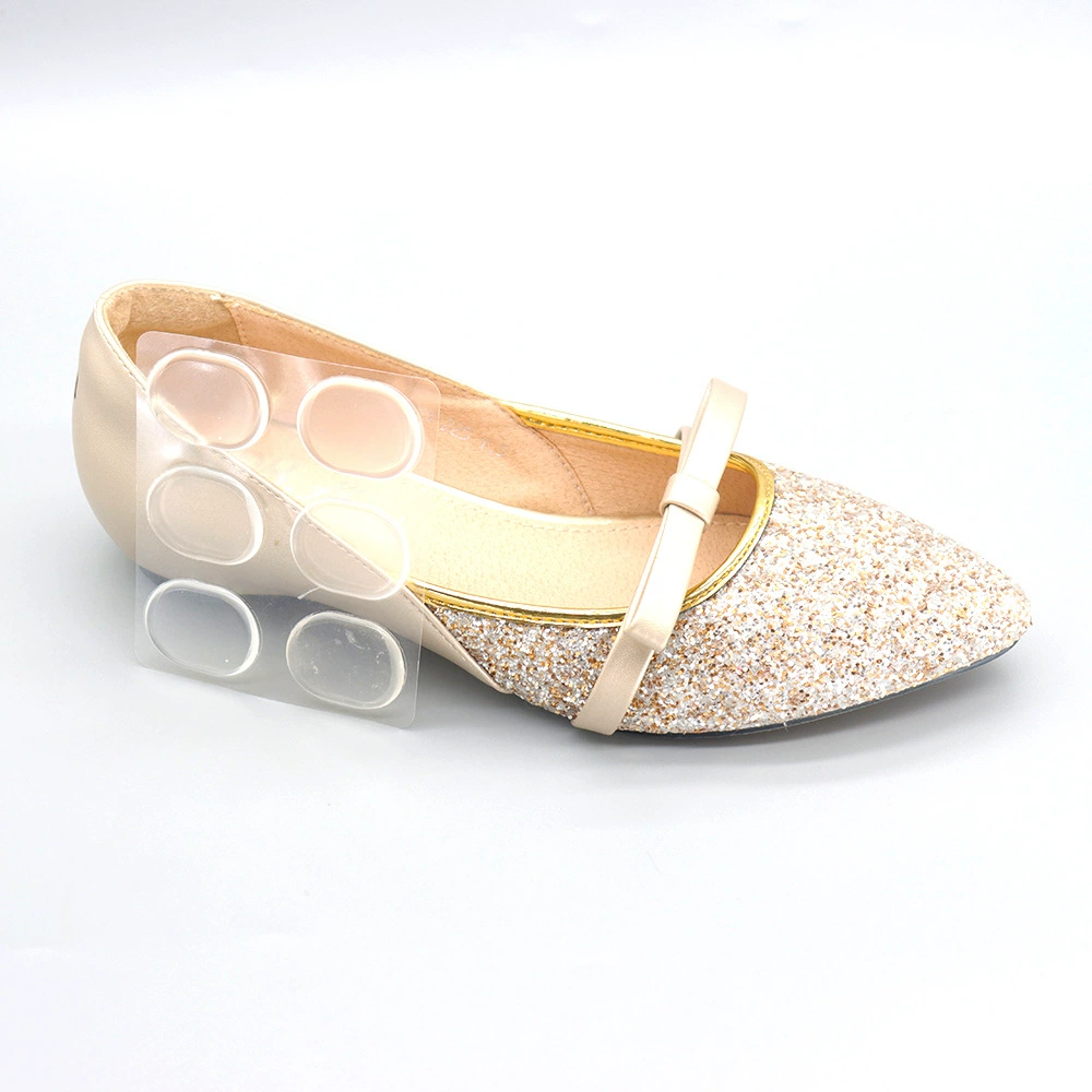 Силиконовая невидимая маленькая круглая наклейка, случайная наклейка, высокие каблуки, Противоизносная наклейка для обуви на каблуке