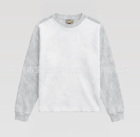 Other S Series T-shirt Waffle Knit White Grey