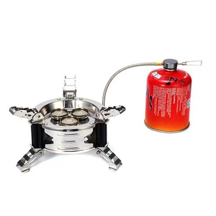 Camping Picnic Stove Split Stainless Steel Three-Head Stove Portable Camping Folding Stove Portable Stove