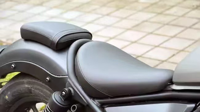 Suitable for Honda Rebel Cm300 Cm500 Modified Rear Seat Cushion, Thickeneded Retro Heightening Rear Seat Cushion