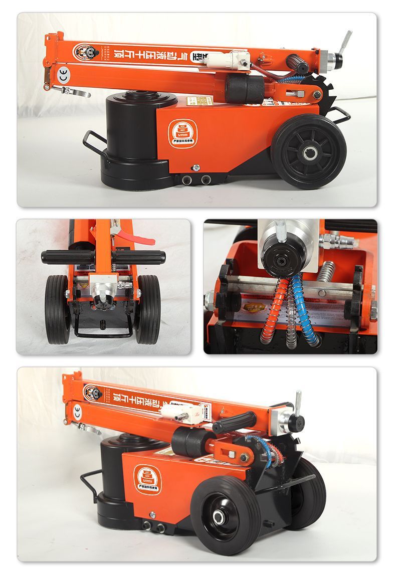 New Horizontal Pneumatic 0kg Ton Hydraulic 80-Ton 30t 50-Ton 100-Ton Heavy-Duty Auto Repair Special Air Pressure Jack