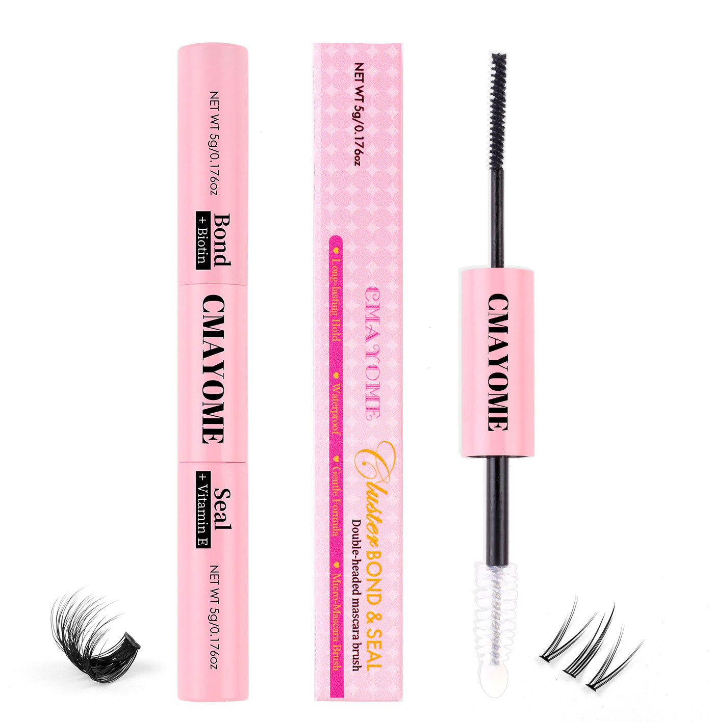 20g Weight Eyelash Glue Makeup Tools Types 1 Quantity Plastic Material Solid Color Pattern Casual, Simple Style Style Casual Simple Style Solid Color Plastic Eyelash Glue 1 9