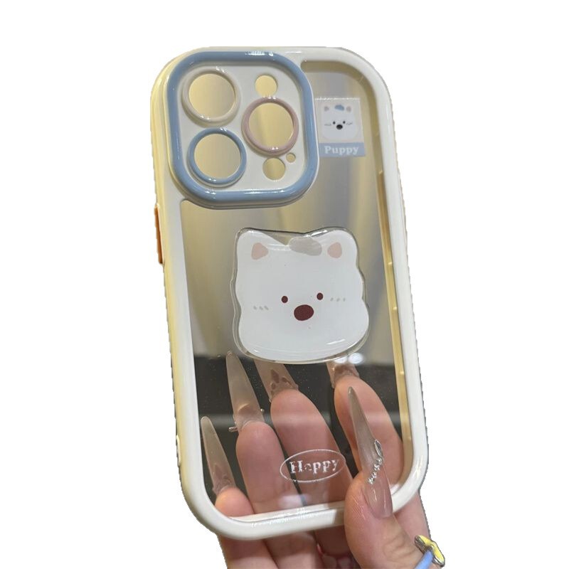 立体ウエストハイランド Apple 16pro 携帯電話ケース iphone15 女性 14 保護カバー 13promax スタンドに適しています|undefined
