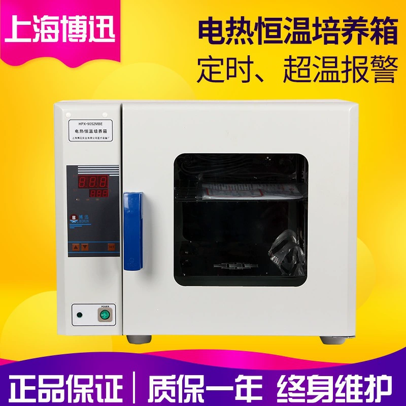 Шанхай HPX-9272MBE с вкладышем из нержавеющей стали, электрический нагревательный инкубатор с постоянной температурой, микробная культура