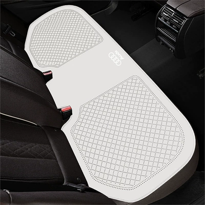 Seat cushion, seat cover Anti-Slip Breathable Cushion - rear-single-piece-crescent-white