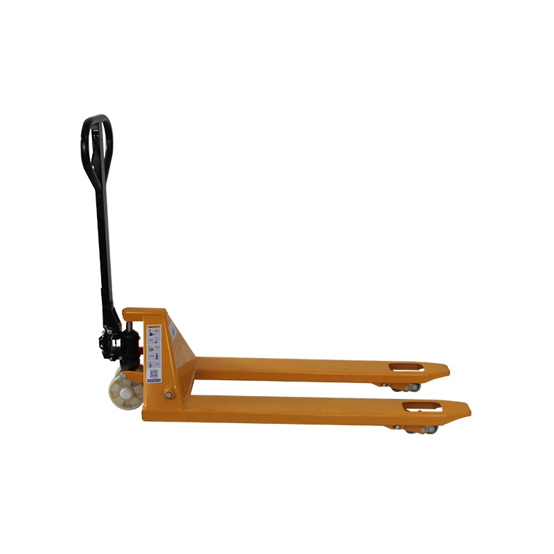 Ручной гидравлический вилочный погрузчик сверхмощная тележка для поддонов большой логистический складской прицеп Небольшая Ручная наземная корова