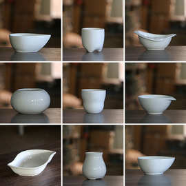 新款简约陶瓷花盆桌面盆栽植物白瓷花盆多肉植物花卉苗迷你小花盆